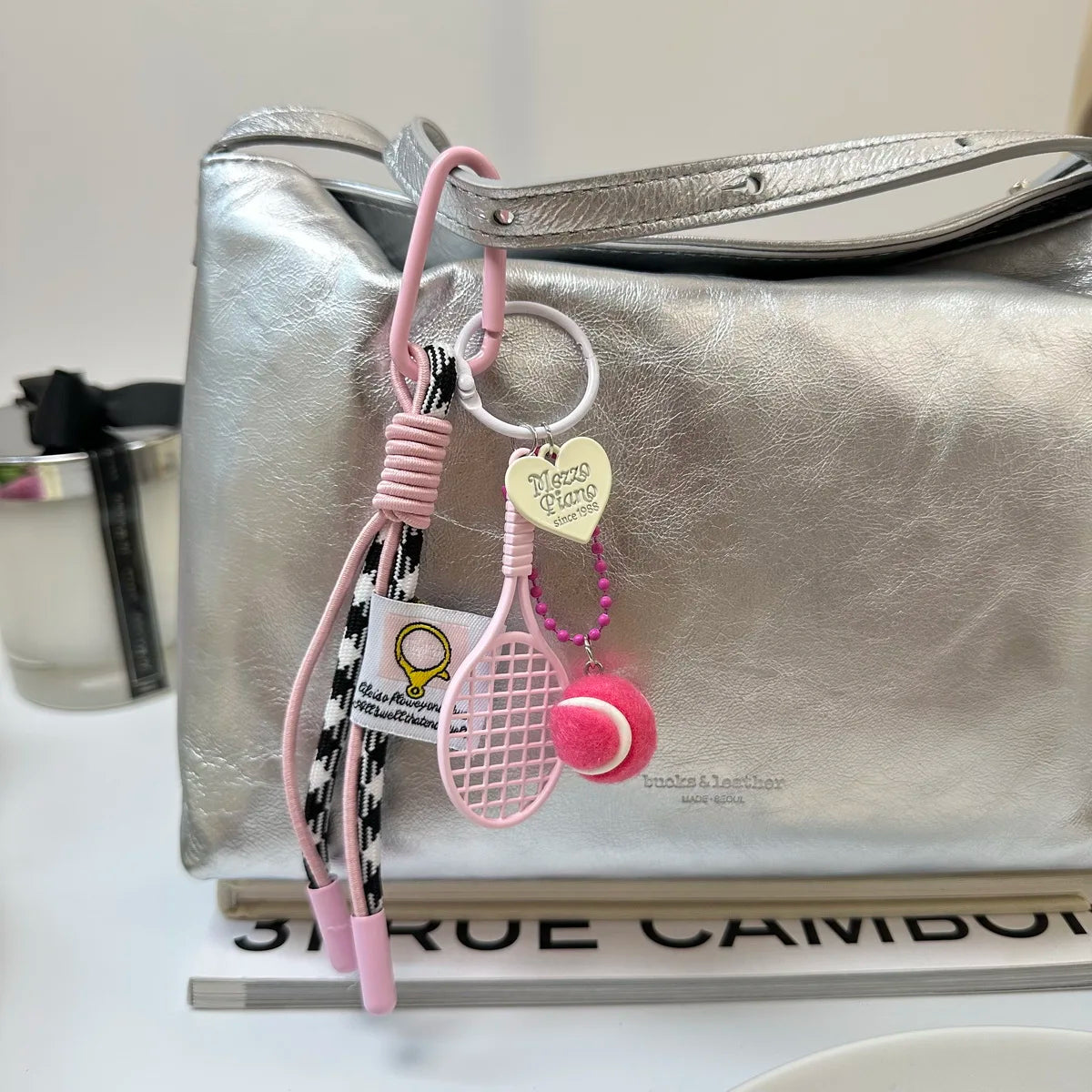 Tennis Set Keychain