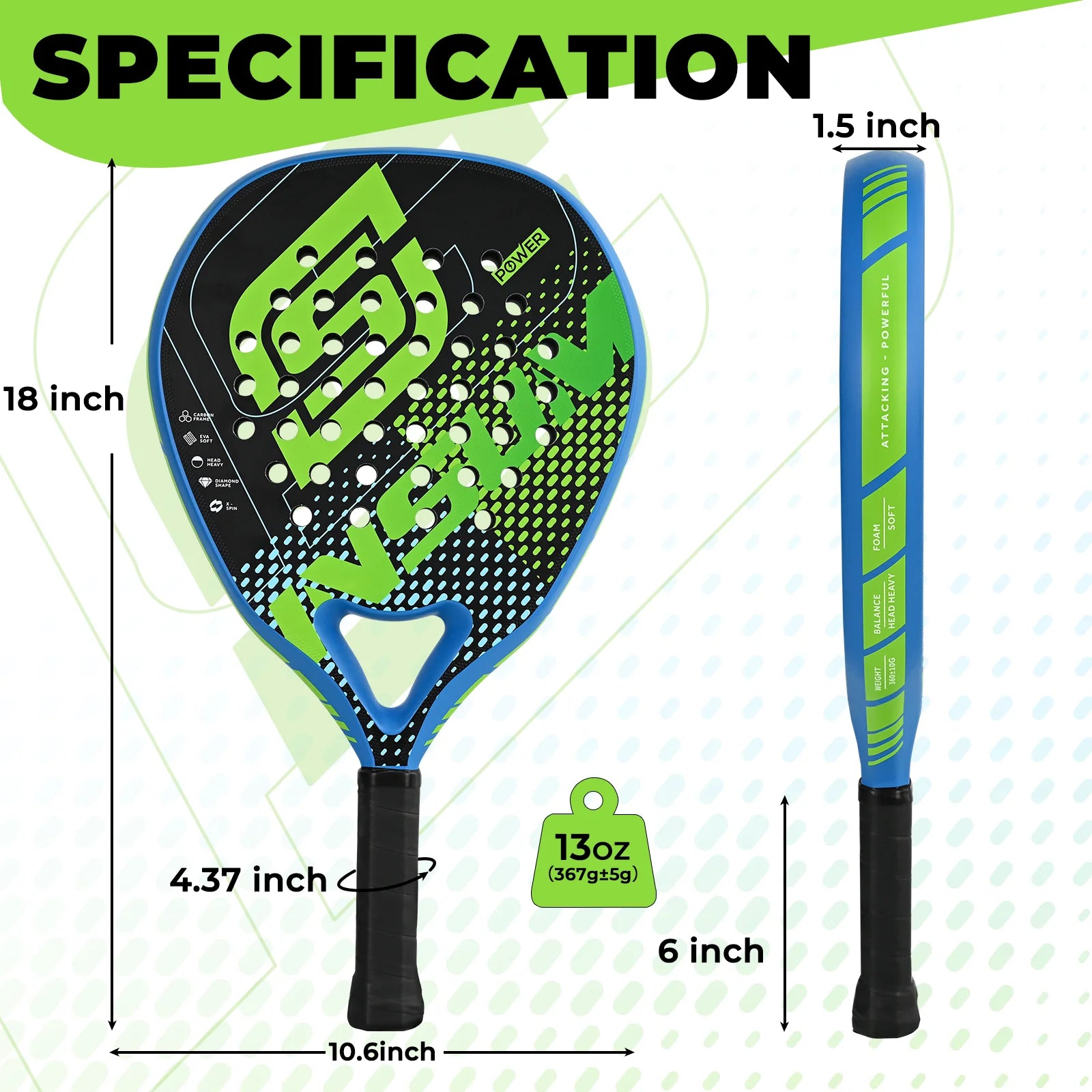 INSUM Paddle Racket