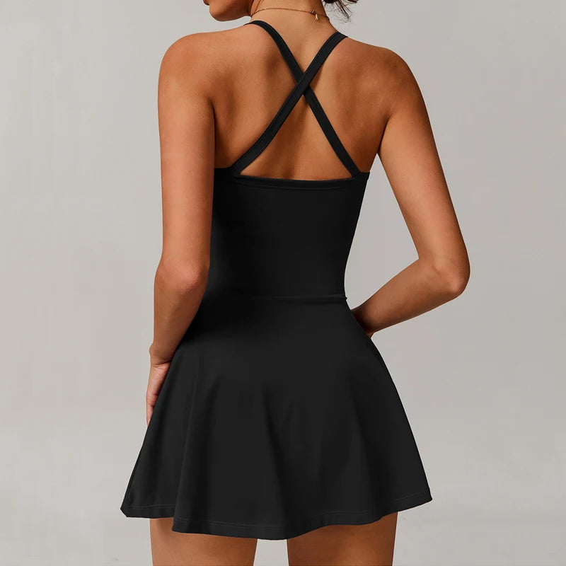 Women's Tennis Dress with Shorts