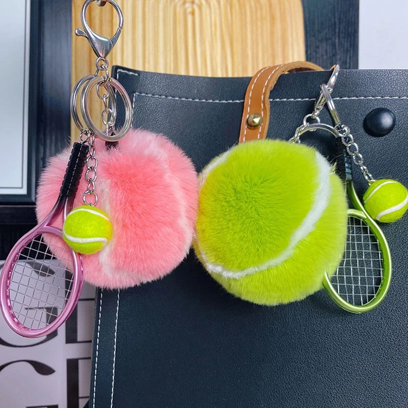 Tennis Keychain