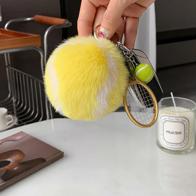 Tennis Keychain
