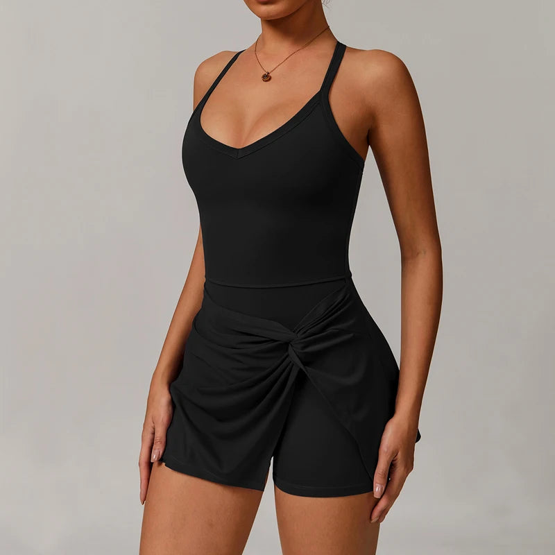 Women's Tennis Dress with Shorts
