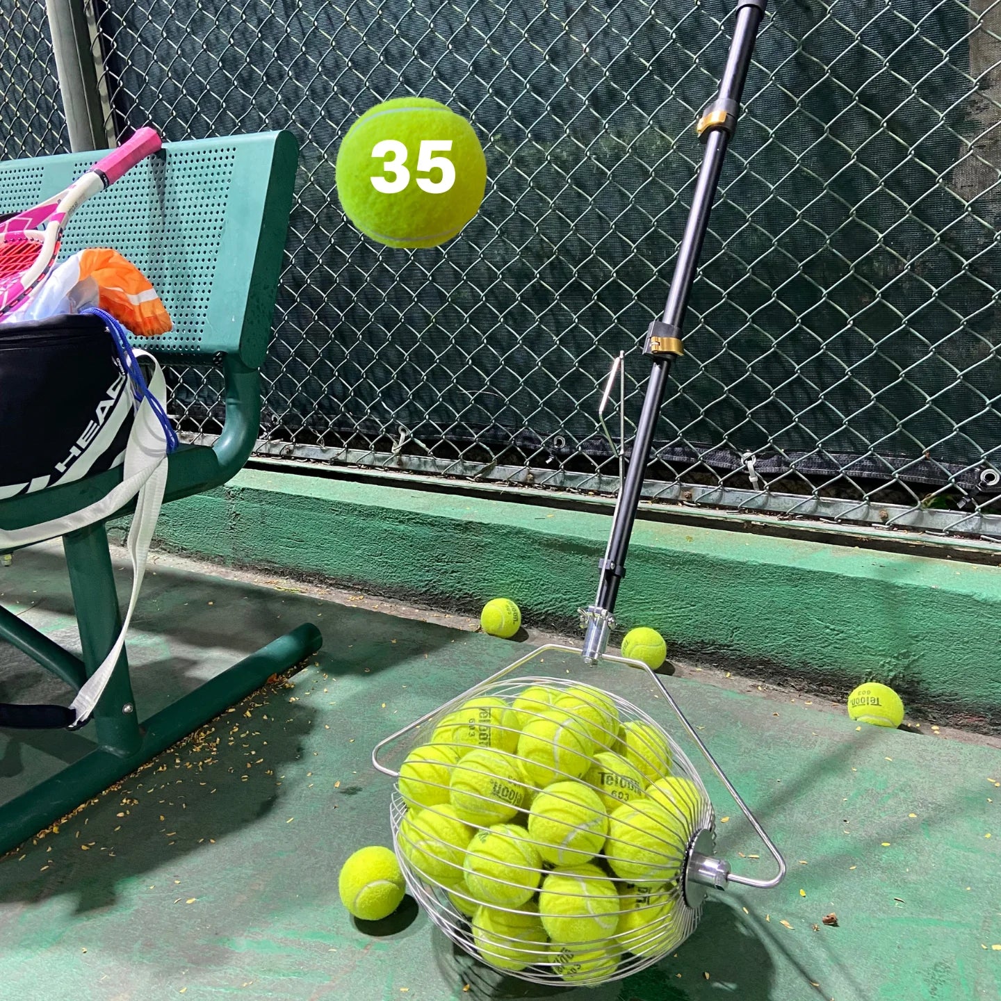Pro Portable Tennis Ball Collector
