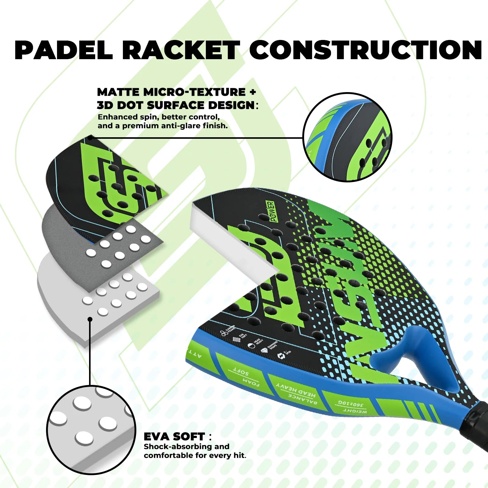 INSUM Paddle Racket