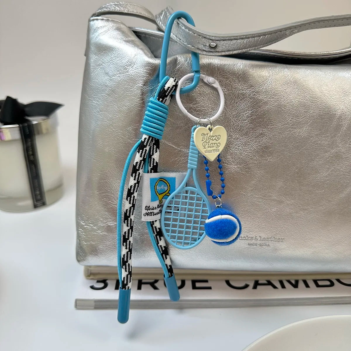 Tennis Set Keychain