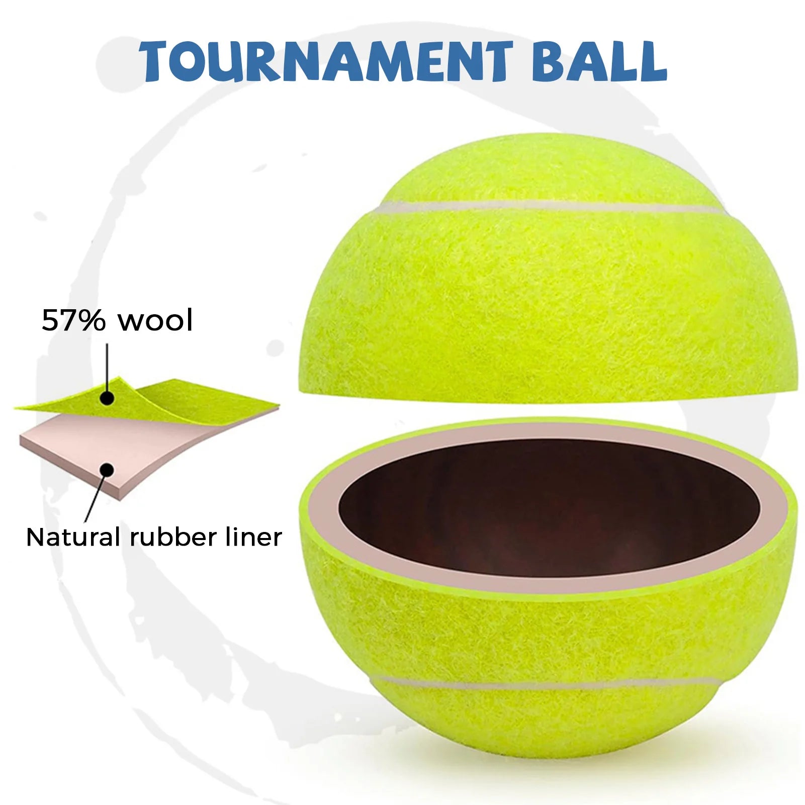 3pcs Padel Balls