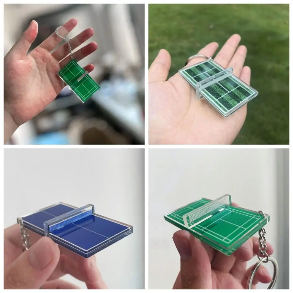 Padel Court Keychain