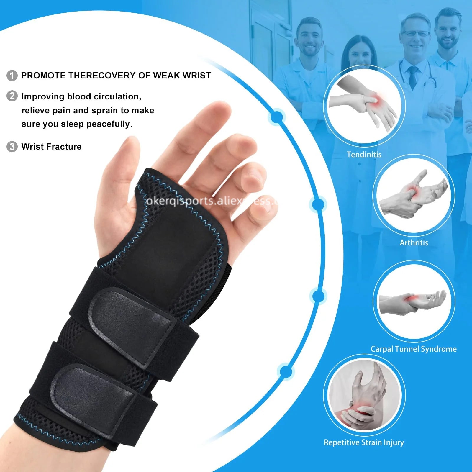 Adjustable Wristband Wrist