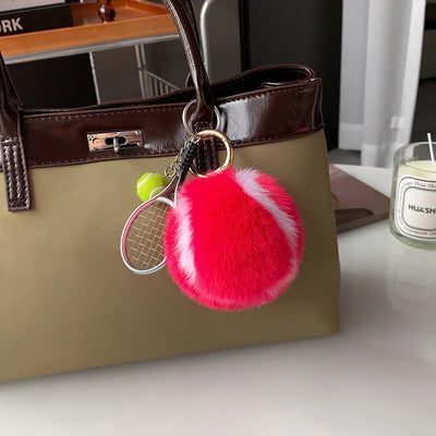 Tennis Keychain