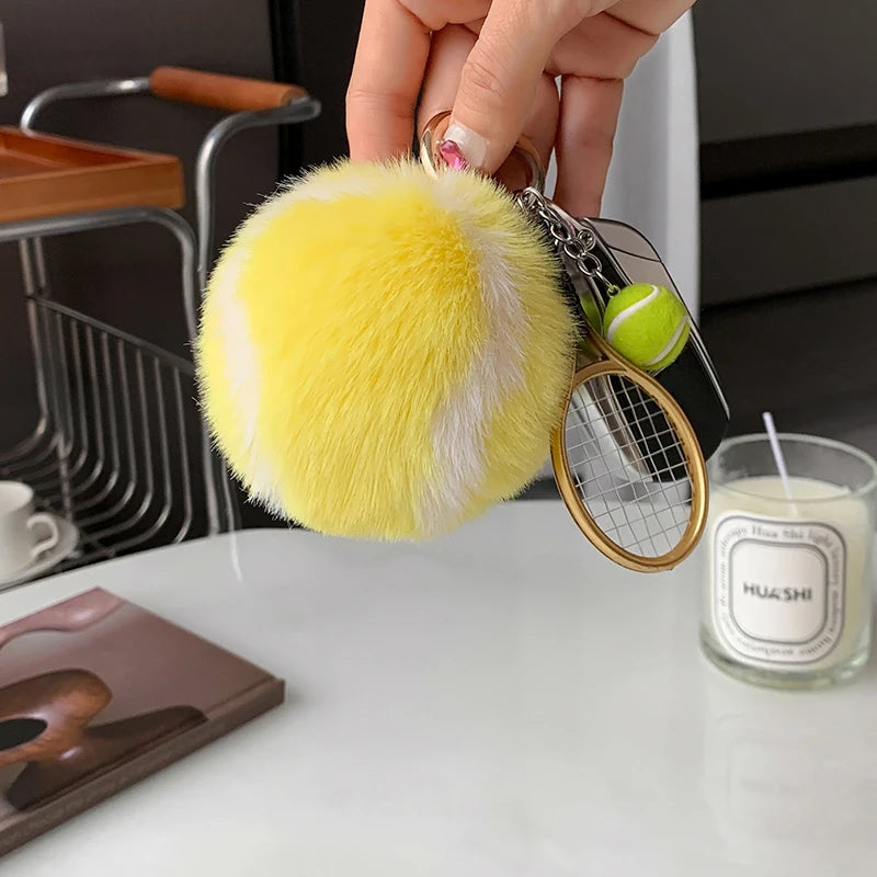 Tennis Keychain