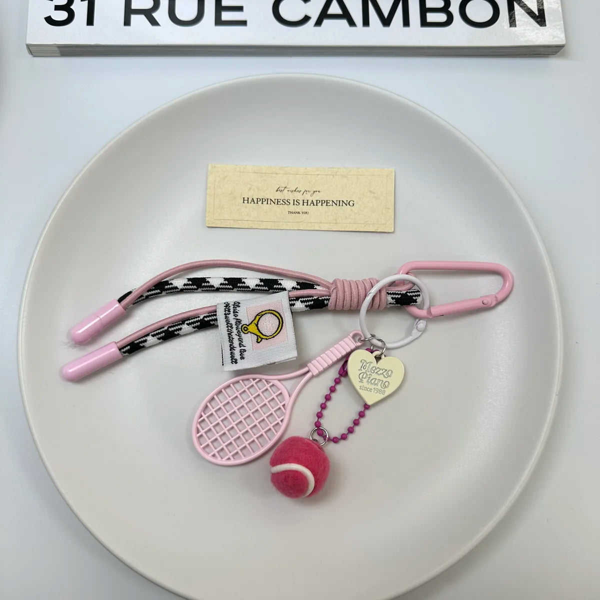 Tennis Set Keychain
