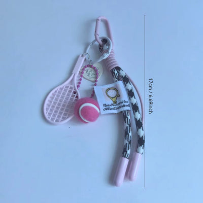 Tennis Set Keychain