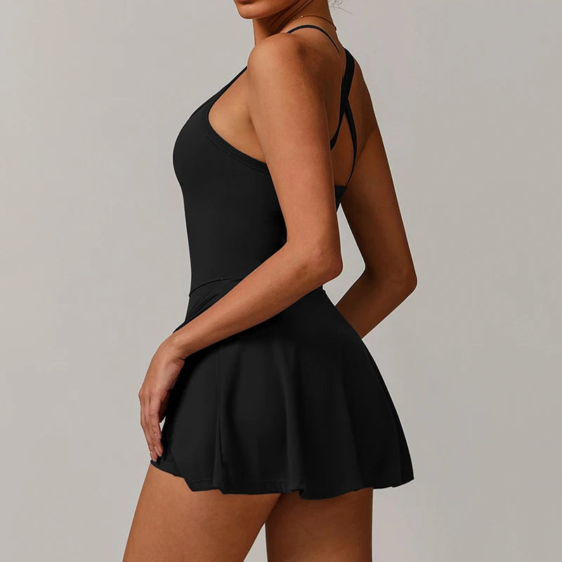Women's Tennis Dress with Shorts