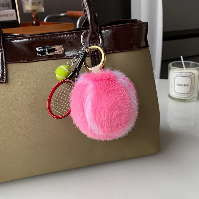 Tennis Keychain